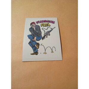 1983 General Mills Zero Hero Trading Card Sticker Vintage #42 Fantastic Flea